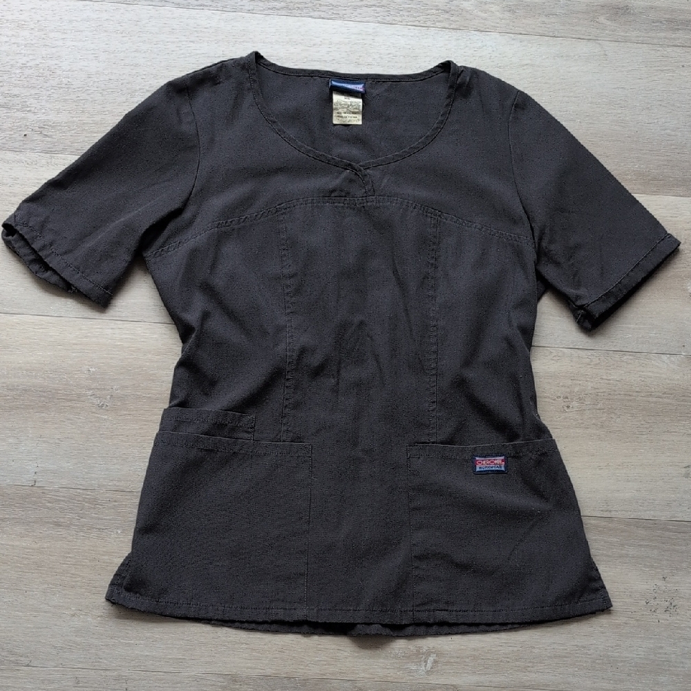 Cherokee Workwear Grey Scrub Top - XS